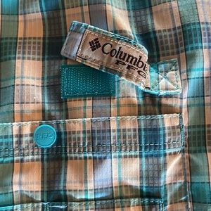 Men’s Colombia Fishing PFG Shirt XL outdoor hiking sun protection Omni-Shade